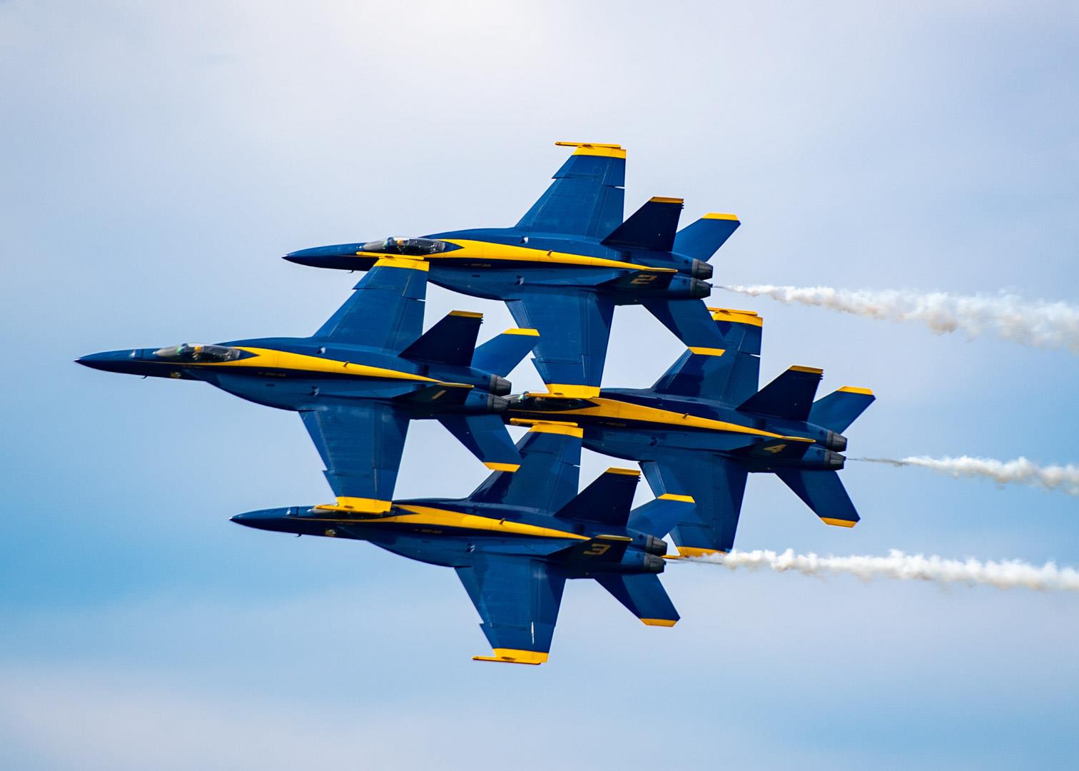 Blue Angels Flight Demo at 2025 Air Show